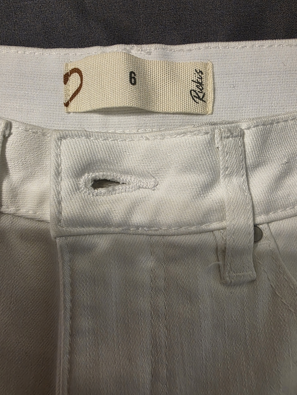 Ricki's White Wide-Leg Cropped Jeans - Picture 5 of 8